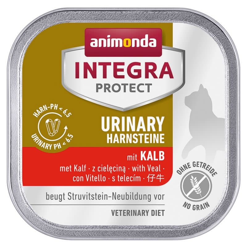 Animonda Integra Protect Urinary Foil Struvite Veal Cat Food