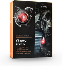 Orbiloc Dog Red Dual Safety Light