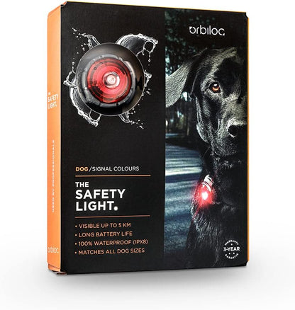 Orbiloc Dog Red Dual Safety Light