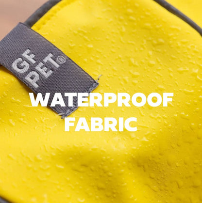 GF Pet Elasto-Fit Reversible Red Abstract Dog Raincoat