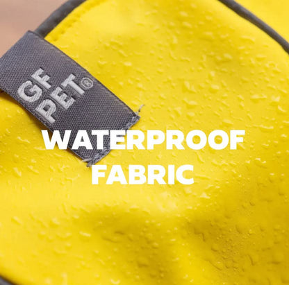 GF Pet Elasto-Fit Reversible Navy Retro Dog Raincoat