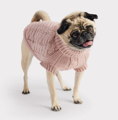 GF Pet Chalet Pink Dog Sweater