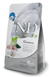 N&D White Sea Bass, Spirulina & Fenel Adult Mini Dry Dog Food