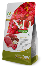 N&D Quinoa Urinary, Duck & Cranberry Adult Dry Cat Food