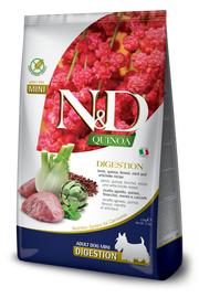 N&D Quinoa Digestion, Lamb & Fennel Adult Mini Dry Dog Food