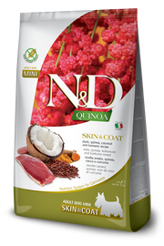 N&D Quinoa Skin & Coat, Duck & Coconut Adult Mini Dry Dog Food
