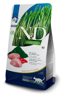 N&D Spirulina Lamb Adult Dry Cat Food
