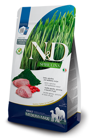 N&D Spirulina Lamb Adult Med/Maxi Dry Dog Food