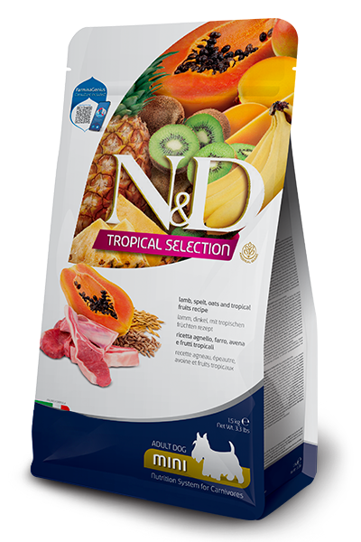 Farmina Farmina Tropical Selection Lamb Adult Dry Dog Food pet food packaging