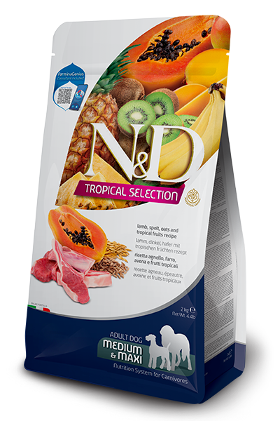 Farmina Farmina Tropical Med Max Chicken Herring Lamb Adult Dry Dog Food pet food packaging