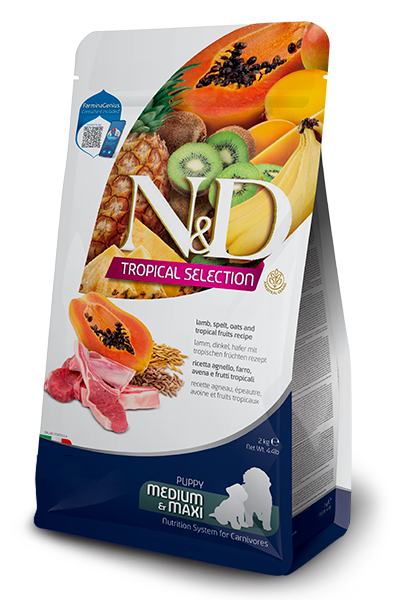 Farmina Farmina Tropical Med Max Chicken Herring Lamb Puppy Dry Dog Food pet food packaging