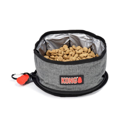 KONG Travel Fold-Up Dog Bowl