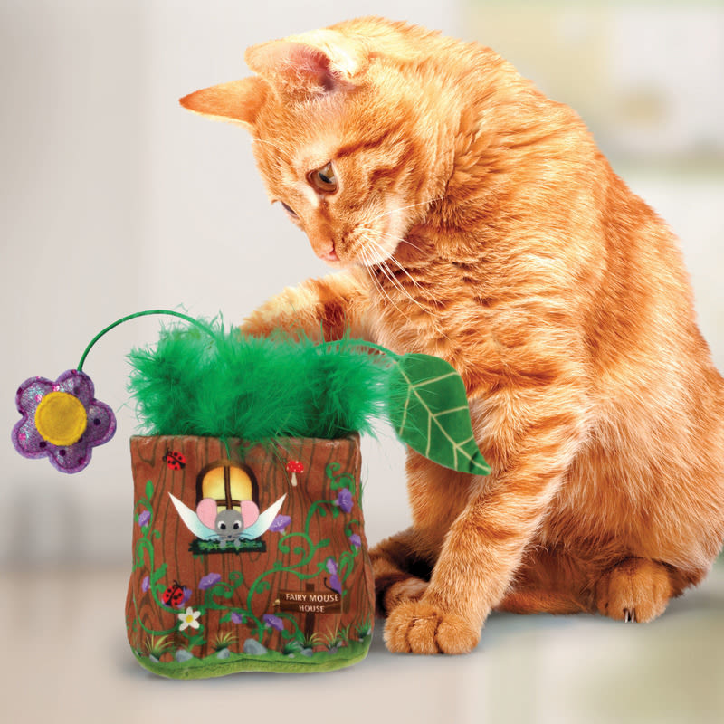 KONG Puzzlements Hideaway Multicolour Cat Toy