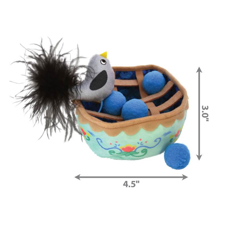 KONG Puzzlements Pie Multicolour Cat Toy