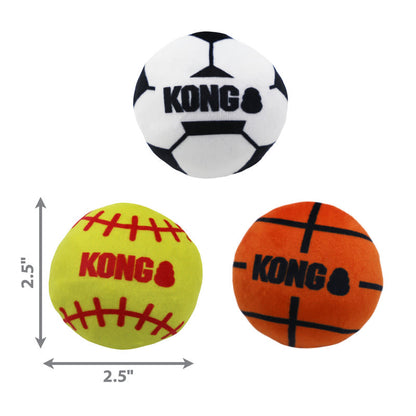 KONG Sport Balls Yellow & Orange Cat Toy