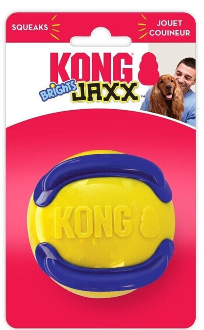 KONG Jaxx Brights Ball Medium Red & Yellow Dog Toy