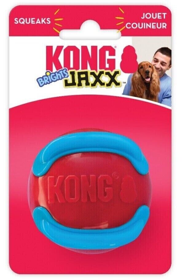 KONG Jaxx Brights Ball Medium Red & Yellow Dog Toy
