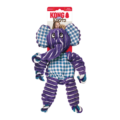 KONG Floppy Knots Elephant Dog Toy