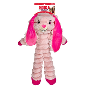 KONG Shakers Crumples Pink Bunny Dog Toy