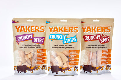 Yakers Adult Crunchy Bites Dog Treats - Cheese