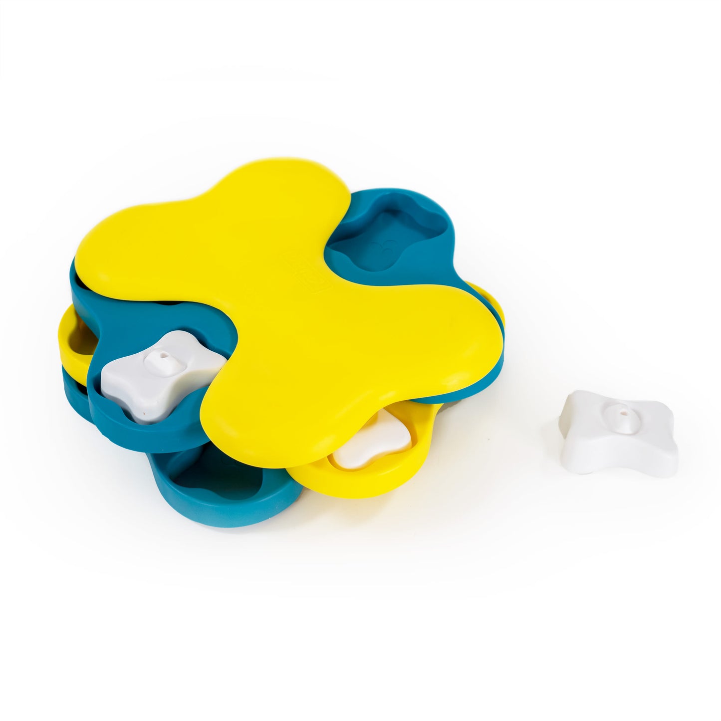 Nina Ottosson Tornado Blue Puzzle Dog Toy