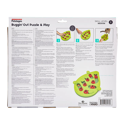 Nina Ottosson Buggin Out Green Puzzle & Play Dog Toy