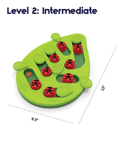 Nina Ottosson Buggin Out Green Puzzle & Play Dog Toy