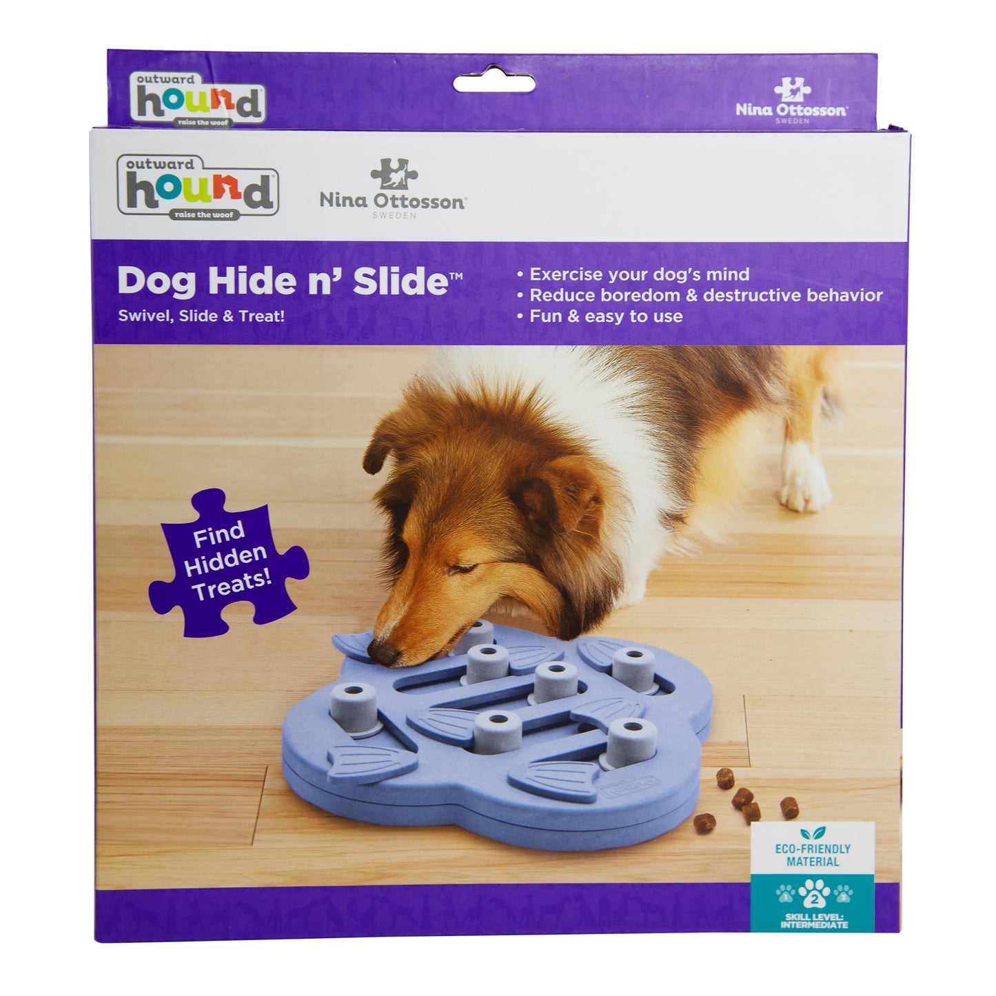 Nina Ottosson Hide N Slide Puzzle Dog Toy