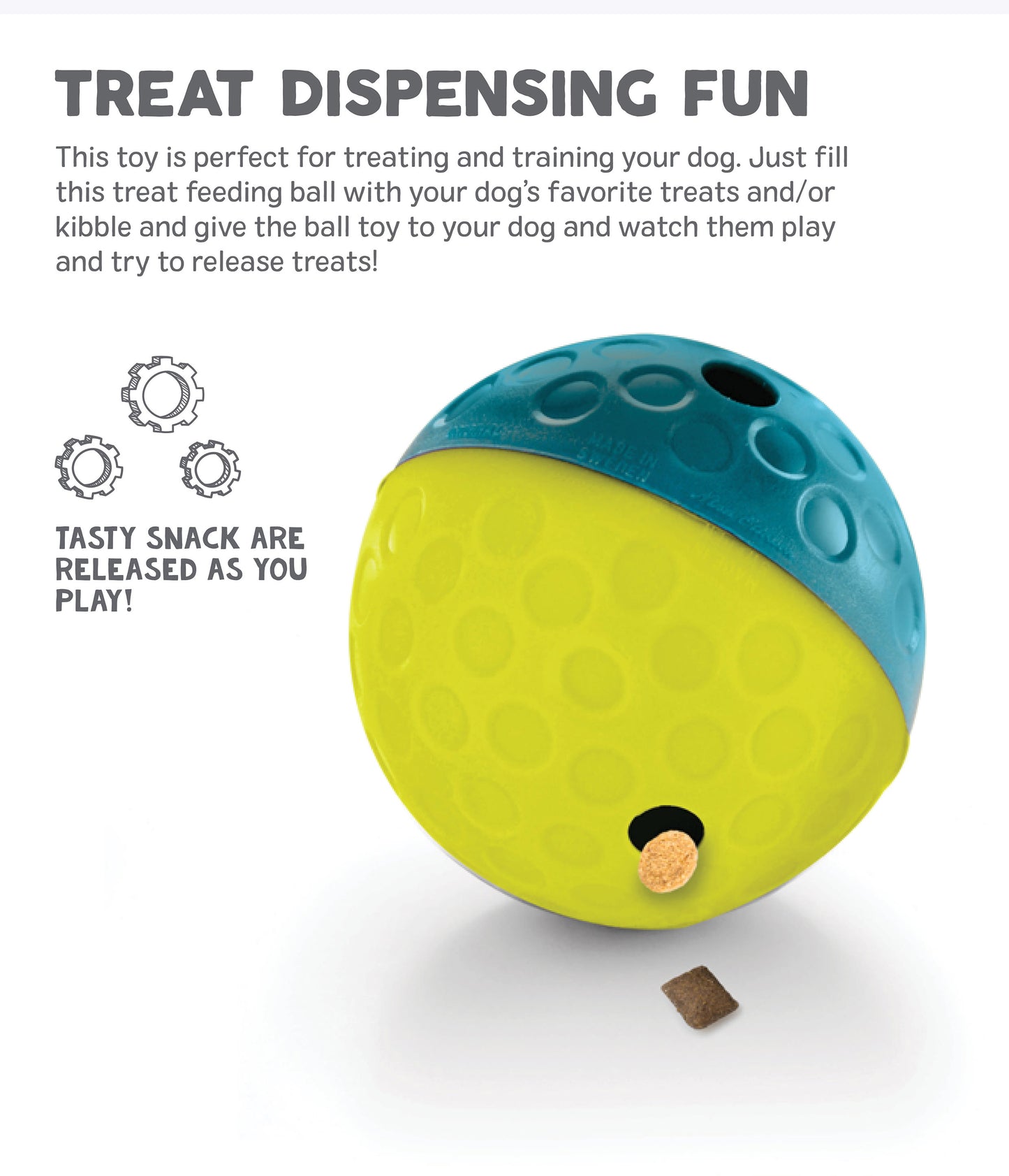 Nina Ottosson Treat Tumble Blue Puzzle Dog Toy