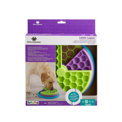 Nina Ottosson Lickin' Layers Puzzle Dog Toy