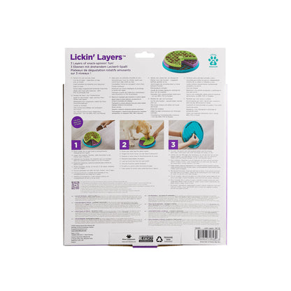 Nina Ottosson Lickin' Layers Puzzle Dog Toy