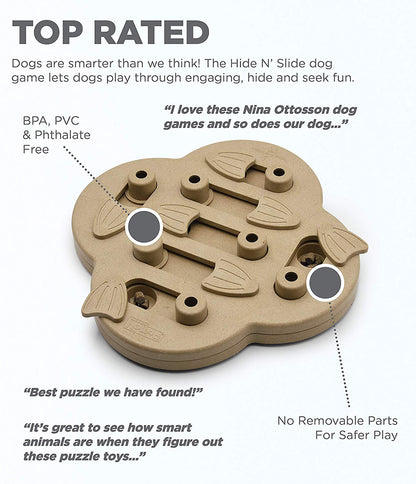 Nina Ottosson Hide N Slide Treat Puzzle Dog Toy