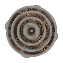 Outward Hound Feeder Drop Grey Dog Bowl