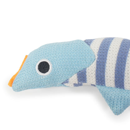 Rosewood Battersea Kicker Fish Stripe Catnip Toy