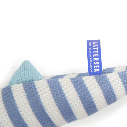 Rosewood Battersea Kicker Fish Stripe Catnip Toy