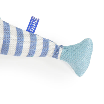 Rosewood Battersea Kicker Fish Stripe Catnip Toy