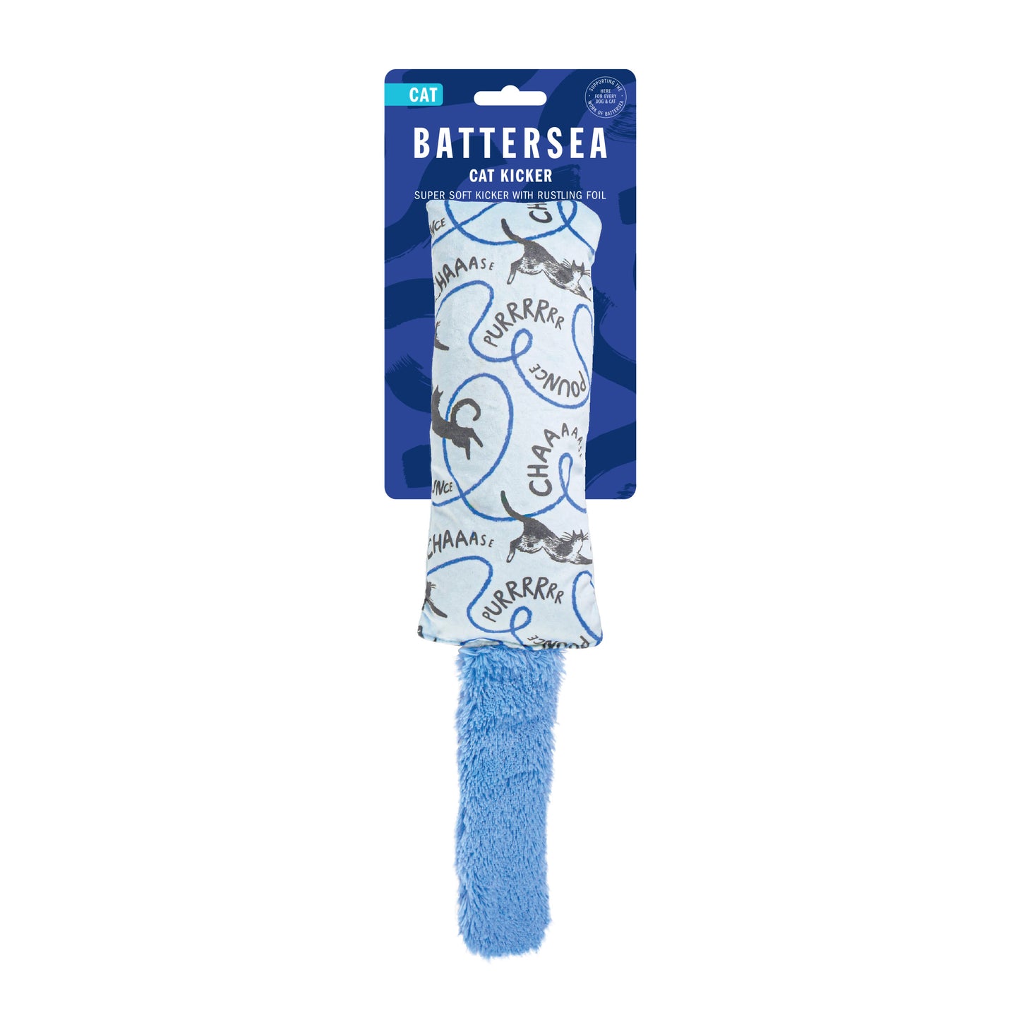 Rosewood Battersea Kicker Print Catnip Toy