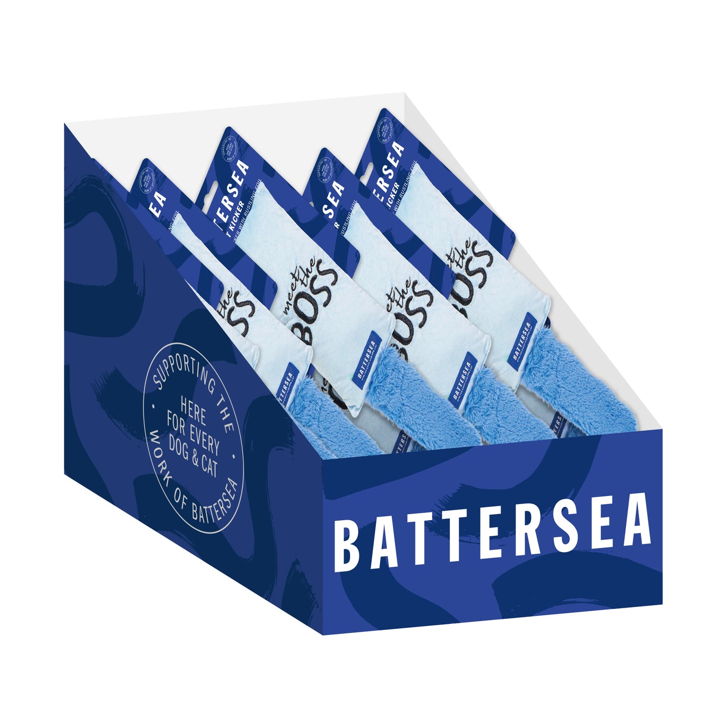 Rosewood Battersea Kicker Print Catnip Toy