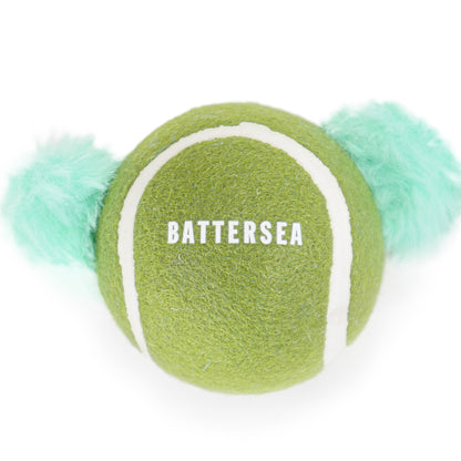 Rosewood Battersea Squeaky Rubber Ball Dog Toy
