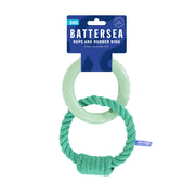 Rosewood Battersea Rope and TPR Ring Chew Dog Toy