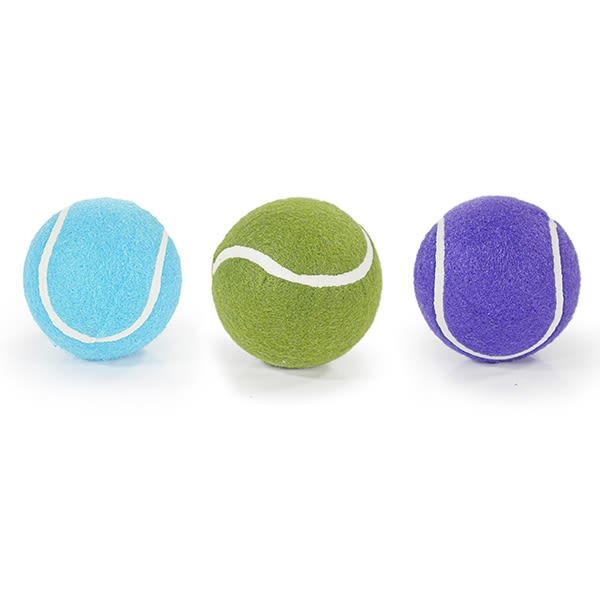 Rosewood Battersea Squeaky Tennis Balls Dog Toy