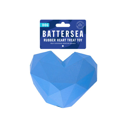 Rosewood Battersea Rubber Heart Treat Dog Toy
