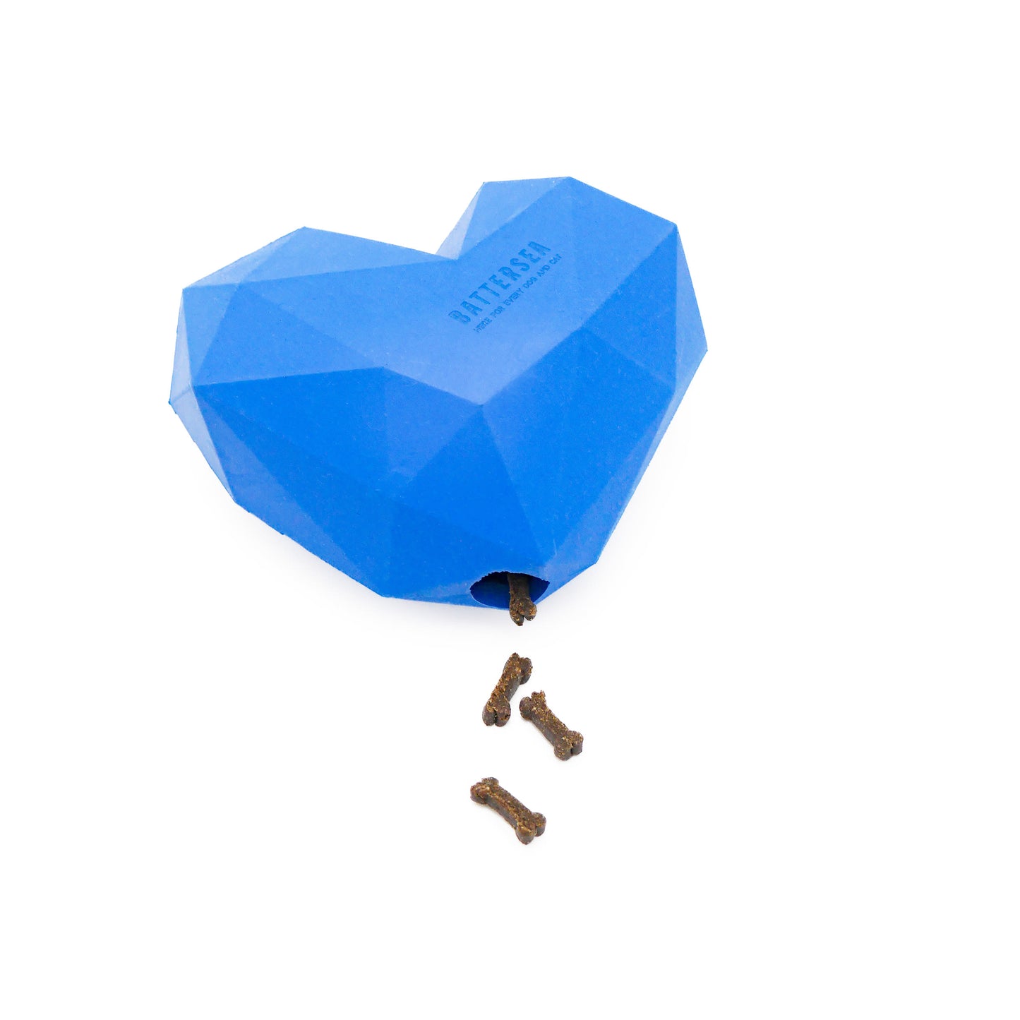 Rosewood Battersea Rubber Heart Treat Dog Toy