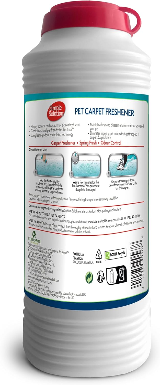 Simple Solution Carpet Freshener Powder