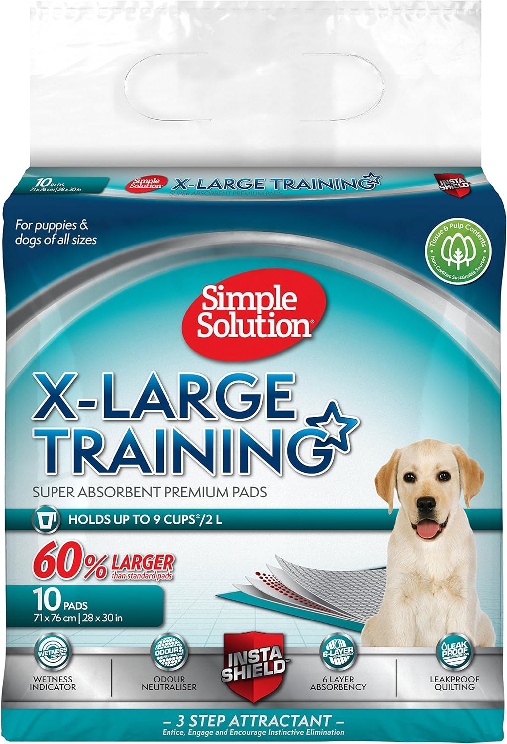 Simple Solution Puppy Training Pads - Extra Large