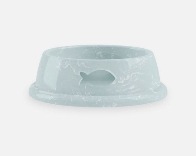 Tarhong Marbled Mint Fish Pet Bowl