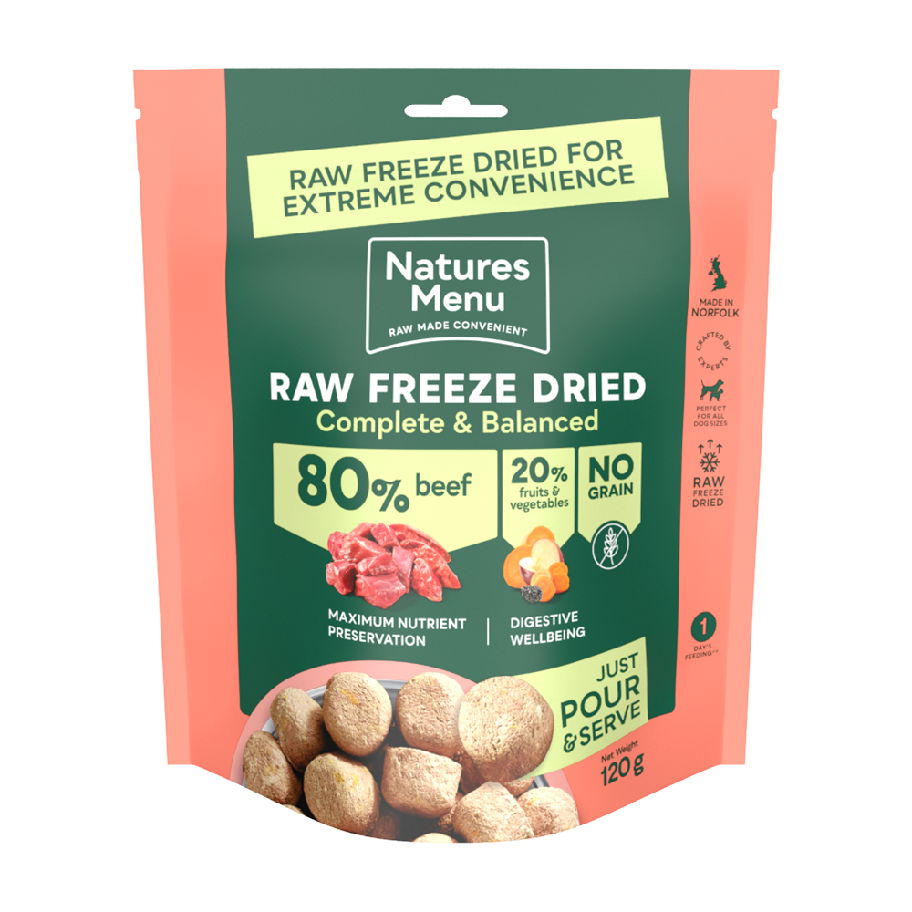 Natures menu Natures Menu Balanced Beef Adult Dry Dog Food pet food packaging
