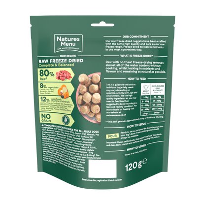 Natures Menu Complete and Balanced Adult Beef Dry Dog Food