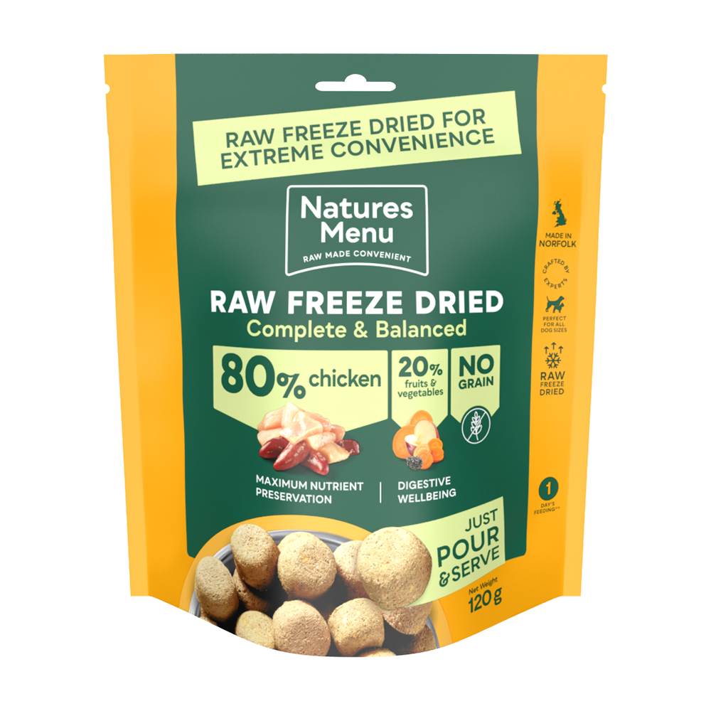 Natures menu Natures Menu Balanced Chicken Adult Dry Dog Food pet food packaging