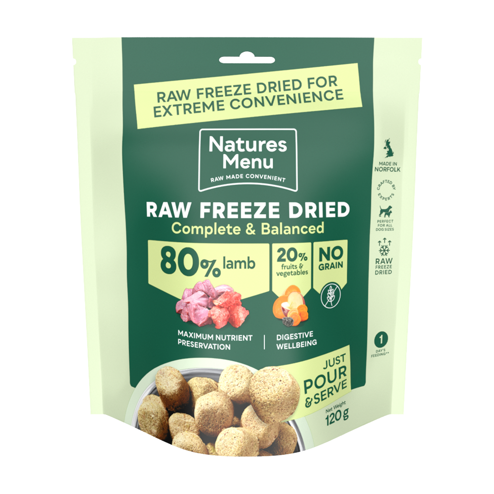 Natures menu Natures Menu Balanced Lamb Adult Dry Dog Food pet food packaging